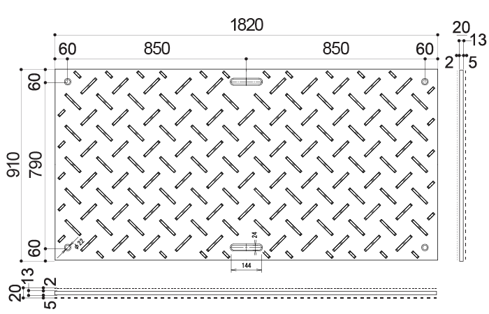 W board 36 (both sides)