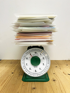 クリアホルダーをＰＰバンドにリサイクル