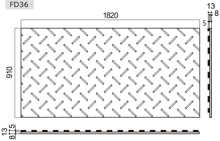 3尺×6尺判 図面