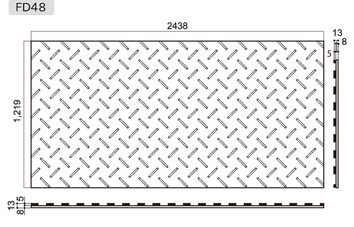 4尺×8尺判 図面