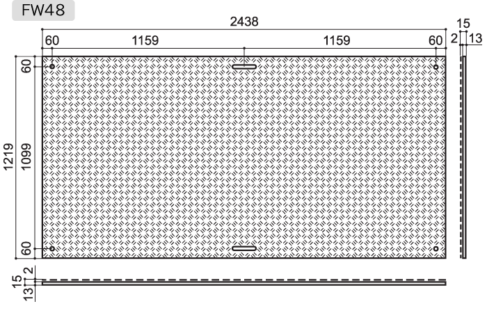 Design drawing of FIT-KUN (thick-type) 4 shaku x 8 shaku-sized